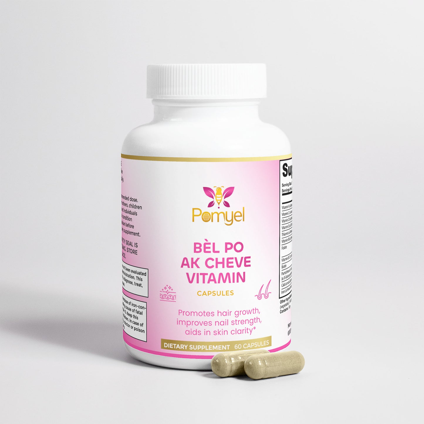Pomyel Bèl po ak Cheve Vitamin