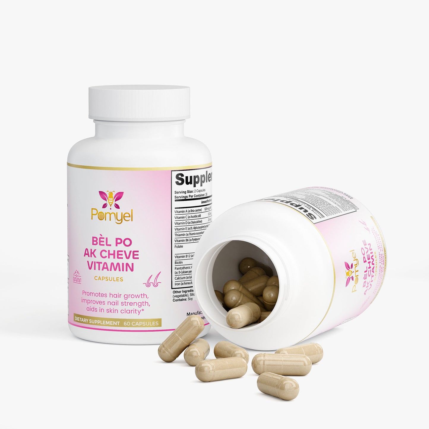 Pomyel Bèl po ak Cheve Vitamin