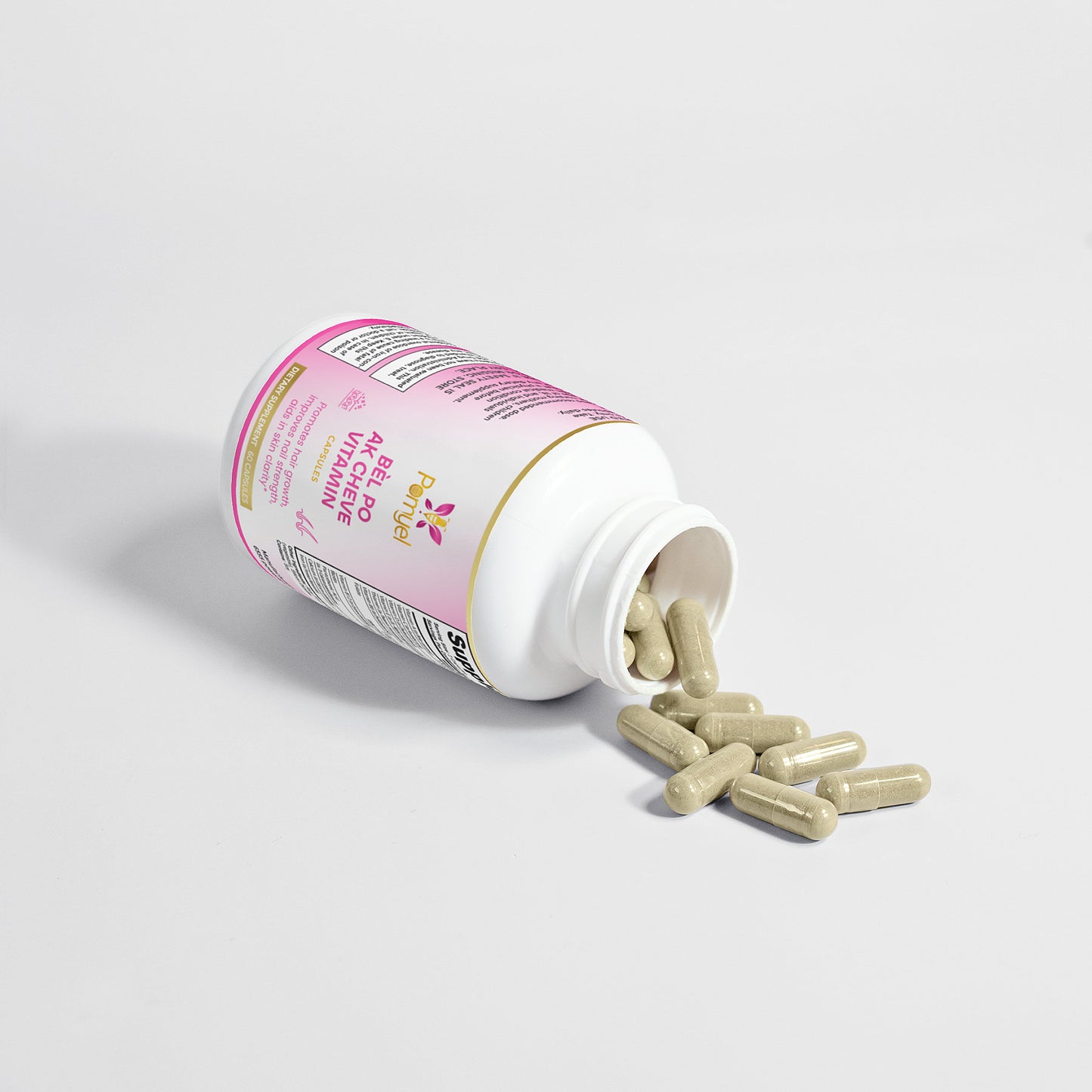 Pomyel Bèl po ak Cheve Vitamin