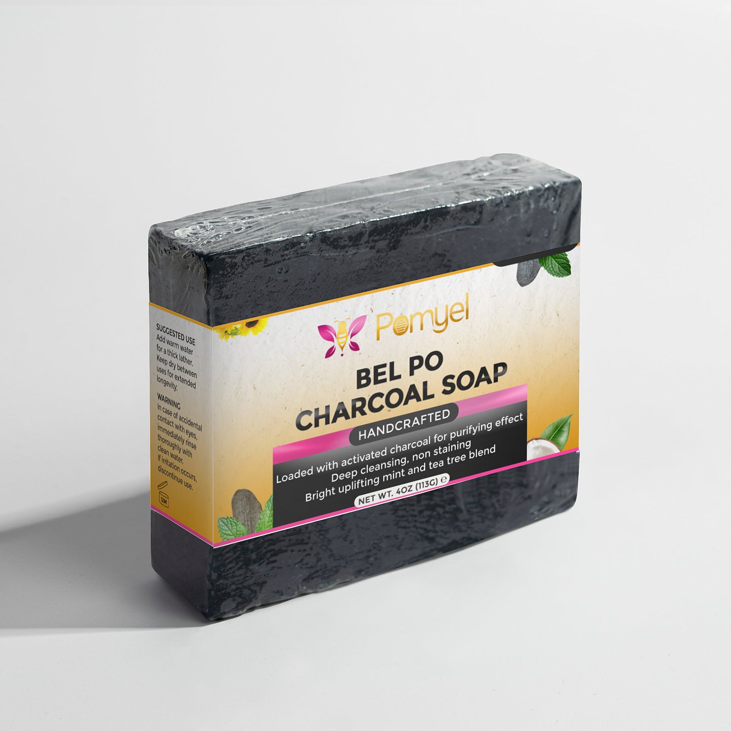 Pomyel Belpo Charcoal Soap (2 Bars)