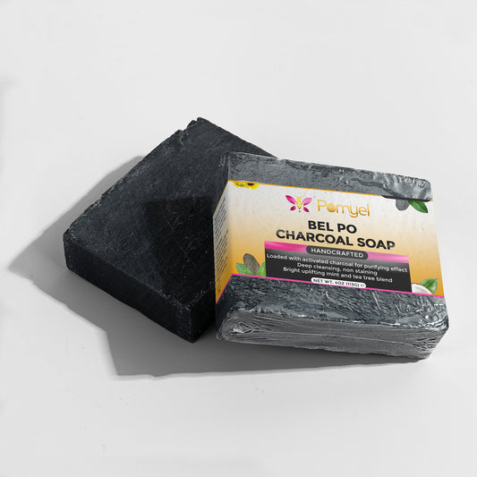 Pomyel Belpo Charcoal Soap (2 Bars)