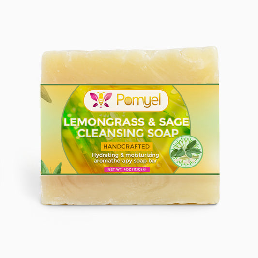 Lemongrass & Sage Cleansing Soap (2 bars)