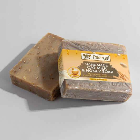 Handmade Oat Milk Honey Soap (2 bars)