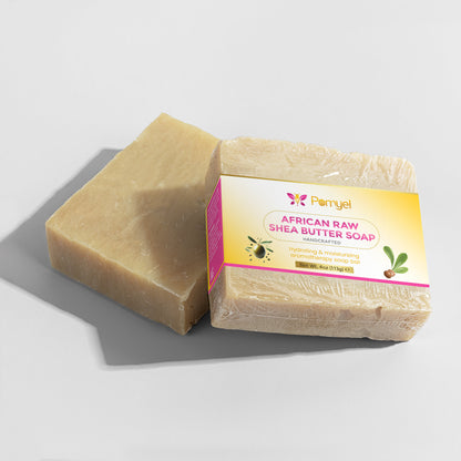 African Raw shea butter Soap (2 bars)