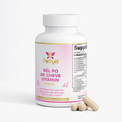 Pomyel Bèl po ak Cheve Vitamin