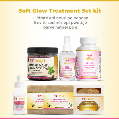 Platinum Soft Glow Treatment Set kit